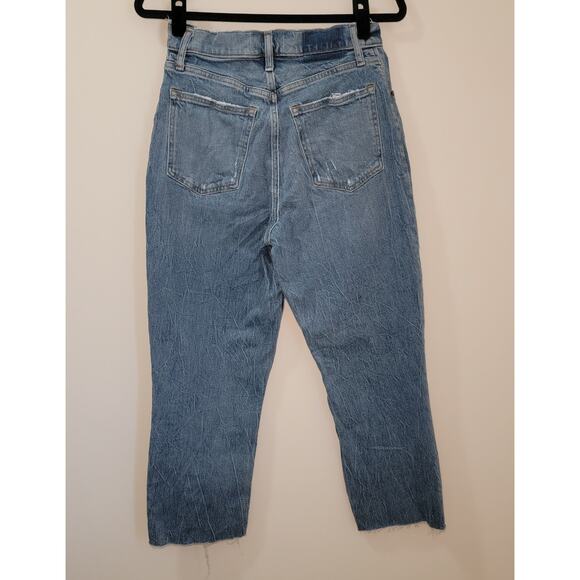Abercrombie & Fitch The 90s Straight Ultra High Rise Curve Love Jeans Size 29/8s - Picture 2 of 6